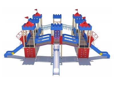 Детский игровой комплекс Сити с тремя горками
